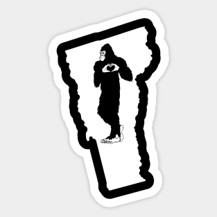 Vermont Bigfoot Sticker